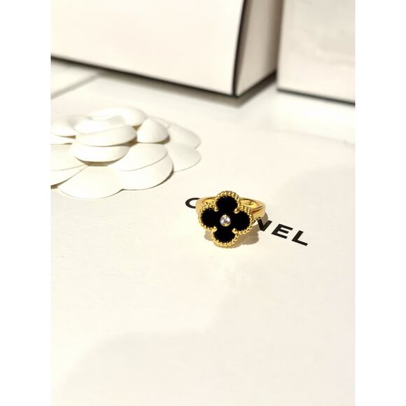 Van cleef style Alhambra ring - Picture 1 of 3